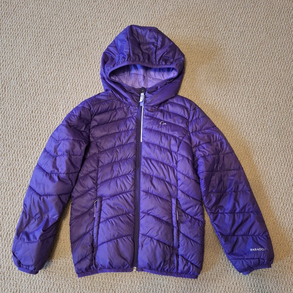 Paradox Girls Size Medium 7/8 Primaloft Puffer Winter Jacket, EUC